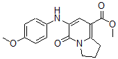 CAS#: 612065-19-7， 1,2,3,5-Tetrahydro-6-[(4-Methoxyphenyl)Amino]-5-Oxo-8-Indolizinecarboxylic Acid Methyl Ester