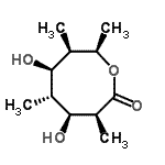 CAS#: 612091-06-2， (3S,4S,5R,6R,7R,8R)-4,6-Dihydroxy-3,5,7,8-tetramethyl-2-oxocanone