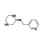 CAS#: 612503-28-3， (2S)-2-[2-(3-Pyridinyl)ethyl]piperazine