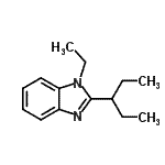 CAS#: 612525-98-1， 1-Ethyl-2-(3-pentanyl)-1H-benzimidazole