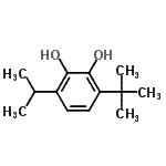 CAS#: 612806-31-2， 3-Isopropyl-6-(2-methyl-2-propanyl)-1,2-benzenediol