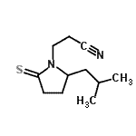 CAS#: 61309-22-6， 3-(2-Isobutyl-5-Thioxo-1-Pyrrolidinyl)Propanenitrile