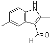 structure of CAS# 61364-25-8, 2,5-Dimethyl-1H-Indole-3-Carbaldehyde;2,5-dimethylindole-3-carbaldehyde;2,5-Dimethylindole-3-carboxaldehyde;BAS 07340049