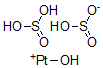 structure of CAS# 61420-92-6, Hydroxybis[Sulfito(2-)]-Platinate(3-) Hydrogen(1:3);PLATINUM SULFITE ACID SOLUTION (15.3% PT);PLATINUM SULFITE ACID SOLUTION;(15.3% PT)