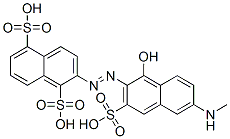 CAS#: 61433-43-0， 2-[[1-Hydroxy-6-(Methylamino)-3-Sulpho-2-Naphthyl]Azo]Naphthalene-1,5-Disulphonic Acid