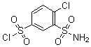 CAS#: 61450-06-4， 3-(Aminosulfonyl)-4-Chloro-Benzenesulfonylchloride