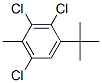 CAS 登录号：61468-36-8， 2,3,6-三氯-4-叔-丁基甲苯