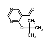 CAS#: 614731-77-0， 4-[(2-Methyl-2-propanyl)oxy]-5-pyrimidinecarbaldehyde