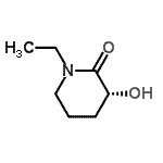 CAS#: 614754-31-3， (3R)-1-Ethyl-3-hydroxy-2-piperidinone