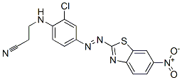 CAS#: 61488-78-6， 3-[[2-Chloro-4-[(6-Nitro-2-Benzothiazolyl)Azo]Phenyl]Amino]Propiononitrile