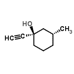 CAS#: 615266-86-9， (1R,3R)-1-Ethynyl-3-methylcyclohexanol