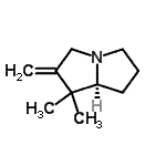 CAS#: 615268-29-6， (7aS)-1,1-Dimethyl-2-methylenehexahydro-1H-pyrrolizine