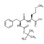 CAS#: 61543-56-4， N-{[(2-Methyl-2-Propanyl)Oxy]Carbonyl}-L-Phenylalanyl-L-Methionine