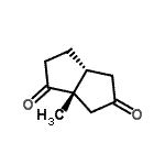 CAS#: 615556-84-8， (3aR,6aS)-6a-Methylhexahydro-1,5-pentalenedione