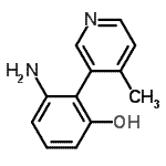 CAS#: 615572-95-7， 3-Amino-2-(4-methyl-3-pyridinyl)phenol