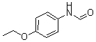 结构式 CAS# 61587-14-2, N-(4-乙氧基苯基)-甲酰胺