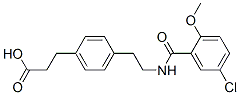 CAS#: 61629-60-5， 3-[4-[2-[(5-Chloro-2-Methoxy-Benzoyl)Amino]Ethyl]Phenyl]Propanoic Acid