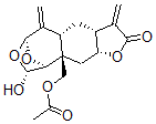CAS#: 61701-92-6， (3aR)-3aalpha,4,4aalpha,5,6,8,9,9a,10,10aalpha-Decahydro-9abeta-Acetoxymethyl-8beta-Hydroxy-3,5-Bis(Methylene)-6beta,9beta-Epoxyfuro[2,3-h][3]Benzoxepin-2(3H)-One