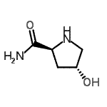 CAS#: 61703-38-6， (4R)-4-Hydroxy-L-Prolinamide