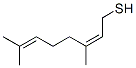 CAS#: 61758-03-0， (Z)-3,7-Dimethylocta-2,6-Diene-1-Thiol