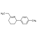CAS#: 617714-06-4， 6-Ethyl-2-(4-methylphenyl)-2,3,4,5-tetrahydropyridine