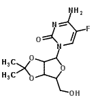 CAS#: 61787-04-0， 4-Amino-5-Fluoro-1-(2,3-O-Isopropylidenepentofuranosyl)-2(1H)-Pyrimidinone