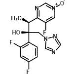 CAS#: 618109-05-0， (2R,3S)-2-(2,4-Difluorophenyl)-3-(5-fluoro-1-oxido-4-pyrimidinyl)-1-(1H-1,2,4-triazol-1-yl)-2-butanol