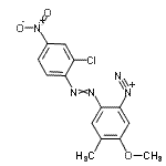 CAS#: 61813-55-6， 2-[(2-Chloro-4-Nitrophenyl)Diazenyl]-5-Methoxy-4-Methylbenzenediazonium