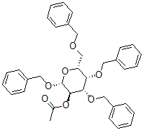 CAS#: 61820-03-9， Phenylmethyl 3,4,6-Tris-O-(Phenylmethyl)-beta-D-Galactopyranoside Acetate