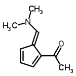 CAS#: 61857-23-6， 1-{(5E)-5-[(Dimethylamino)Methylene]-1,3-Cyclopentadien-1-Yl}Ethanone