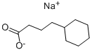 structure of CAS# 61886-29-1, Sodium Cyclohexanebutyrate;Sodium 4-Cyclohexylbutyrate;228354_Aldrich;Sodium Cyclohexanebutyrate
