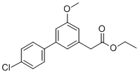 CAS#: 61888-71-9, 4'-Chloro-5-Methoxy-3-Biphenylacetic Acid, Ethyl Ester