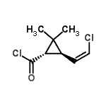 CAS#: 61914-46-3， (1S,3S)-3-[(Z)-2-Chlorovinyl]-2,2-Dimethylcyclopropanecarbonyl Chloride