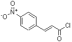 structure of CAS# 61921-33-3, (2E)-3-(4-Nitrophenyl)Acryloyl Chloride;(E)-3-(4-Nitrophenyl)acryloyl chloride;2-propenoyl chloride, 3-(4-nitrophenyl), (2E);Trans-4-Nitrocinnamoyl Chloride