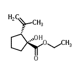 CAS#: 619297-01-7， Ethyl (1R,2R)-1-hydroxy-2-isopropenylcyclopentanecarboxylate