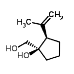 CAS#: 619297-12-0， (1R,2R)-1-(Hydroxymethyl)-2-isopropenylcyclopentanol