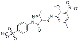 CAS#: 61931-83-7， Sodium 4-[4,5-Dihydro-4-[(2-Hydroxy-5-Methyl-3-Nitrophenyl)Azo]-3-Methyl-5-Oxo-1H-Pyrazol-1-Yl]Benzenesulphonate