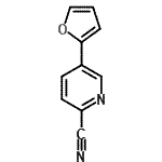 CAS#: 619334-50-8， 5-(2-Furyl)-2-pyridinecarbonitrile