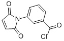 structure of CAS# 61960-57-4, 3-Maleimidobenzoic Acid Chloride;3-(2,5-Dioxo-1-Pyrrolyl)Benzoyl Chloride;3-Maleimidobenzoyl Chloride;3-(2,5-Dihydro-2,5-Dioxo-1H-Pyrrol-1-Yl)Benzoyl Chloride
