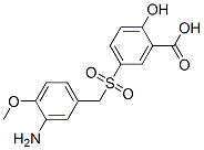 CAS#: 6201-82-7， 2-Hydroxy-5-(3-Amino-4-Methoxybenzylsulfonyl)Benzoic Acid