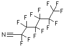 structure of CAS# 62038-08-8, 2,2,3,3,4,4,5,5,6,6,7,7,7-Tridecafluoro-Heptanenitrile;Tridecafluoroheptanonitrile;PERFLUOROHEPTANENITRILE