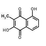 CAS#: 62042-67-5， 2,5-Dihydroxy-3-Methyl-1,4-Naphthoquinone