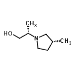 CAS#: 620627-27-2， (2S)-2-[(3R)-3-Methyl-1-pyrrolidinyl]-1-propanol