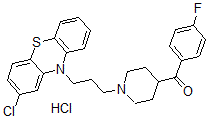 CAS 登录号：62072-50-8， [1-[3-(2-氯吩噻嗪-10-基)丙基]哌啶-4-基]-(4-氟苯基)甲酮盐酸盐