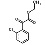 结构式 CAS# 62123-75-5, 乙基(2-氯苯基)(氧代)乙酸酯