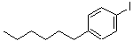 structure of CAS# 62150-34-9, 1-Hexyl-4-Iodobenzene;1-N-HEXYL-4-IODOBENZENE