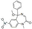 CAS#: 62159-90-4， 1,5-Dihydro-5-Methoxy-1-Methyl-7-Nitro-5-Phenyl-2H-1,4-Benzodiazepin-2-One