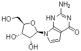 CAS#: 62160-23-0， 2-Amino-1,7-Dihydro-7-beta-D-Ribofuranosyl-4H-Pyrrolo[2,3-d]Pyrimidin-4-One
