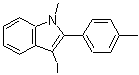 CAS#: 62167-07-1， 3-Iodo-1-Methyl-2-(4-Methylphenyl)-1H-Indole