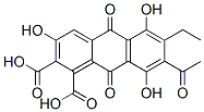 CAS#: 6219-66-5， 7-Acetyl-6-Ethyl-9,10-Dihydro-3,5,8-Trihydroxy-9,10-Dioxoanthracene-1,2-Dicarboxylic Acid